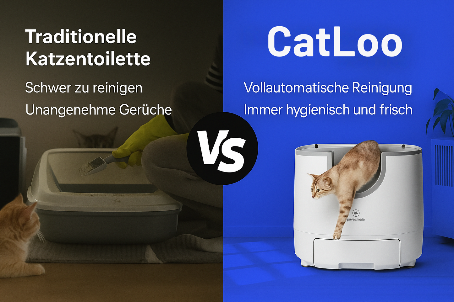 CatLoo✨ Die Zukunft der Katzentoilette – Luxus, den Ihre Katze verdient