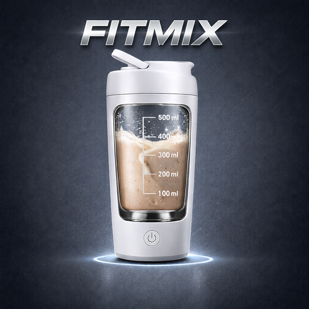 𝗙𝗜𝗧𝗠𝗜𝗫 Shaker, Dein Shake in 8 Sekunden-Keine Klumpen, Kein Aufwand!